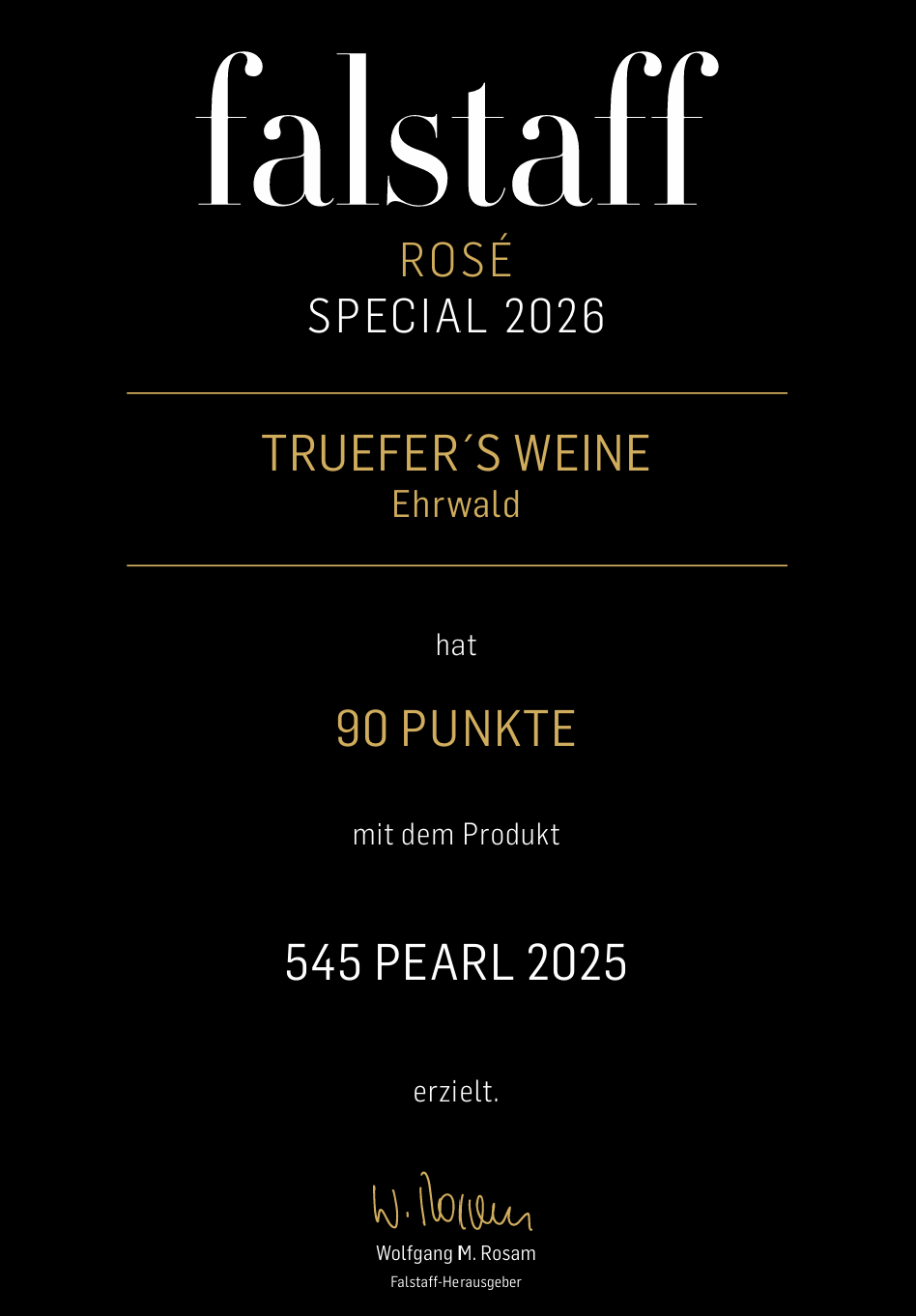 Fallstaff 545 pearl 2025 Auszeichnung Fallstaff 545 pearl 2025